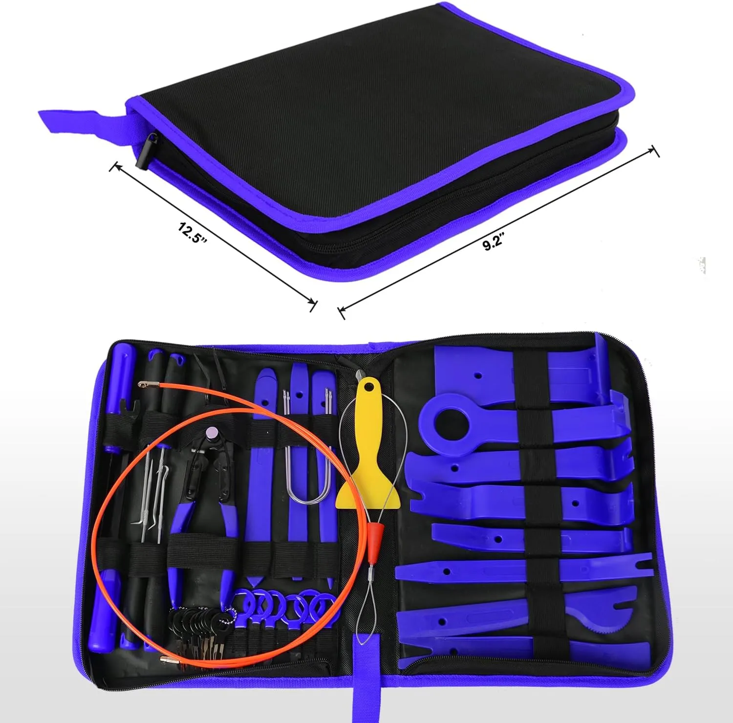 40 Pcs Auto Trim Removal Tool Set Blue