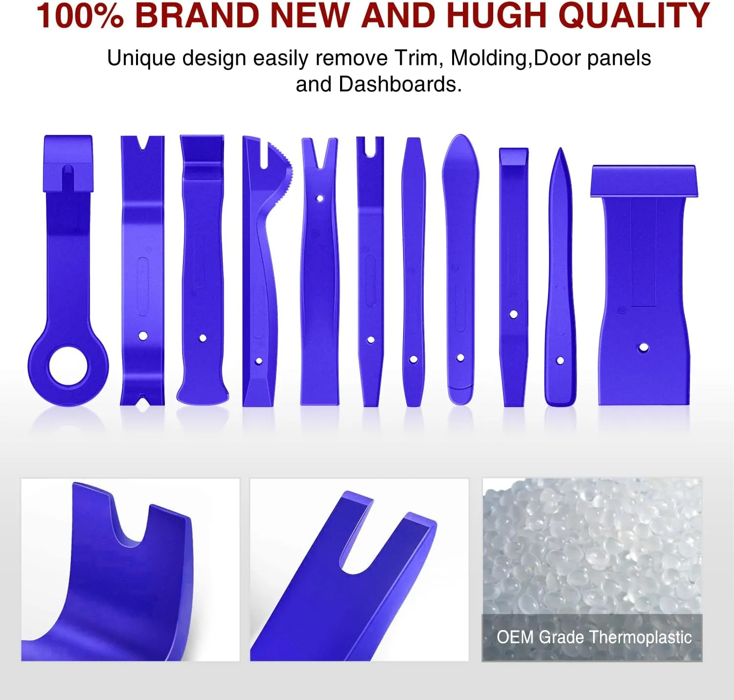 40 Pcs Auto Trim Removal Tool Set Blue