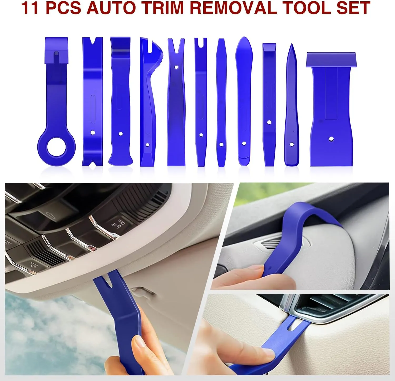 40 Pcs Auto Trim Removal Tool Set Blue
