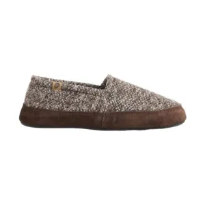 Acorn Men's Moc Slippers - Brown Tweed