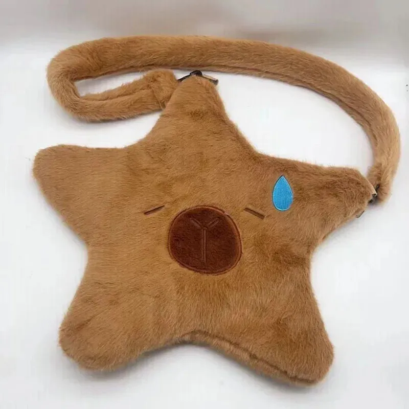 Adorable Capybara Plush Backpack for Kids & Teens - Soft & Stylish