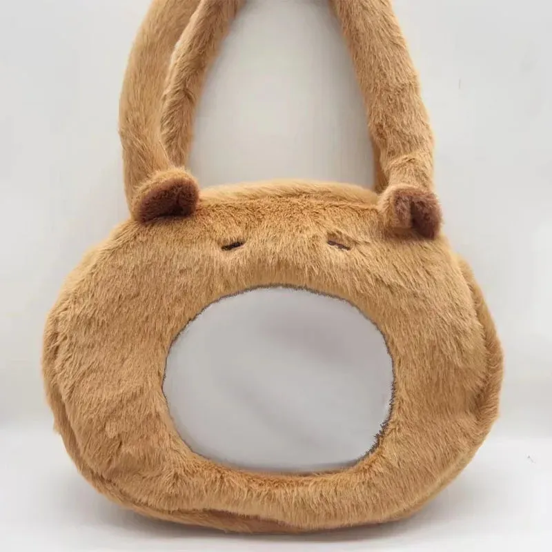 Adorable Capybara Plush Backpack for Kids & Teens - Soft & Stylish
