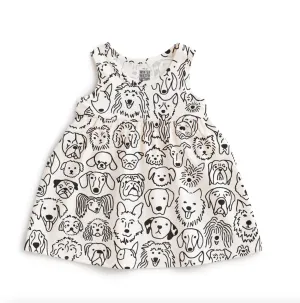 Alna Baby Dress, Dogs Black