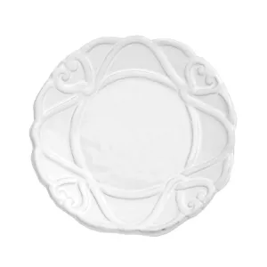 Bella Bianca Ribbon Bread Plate