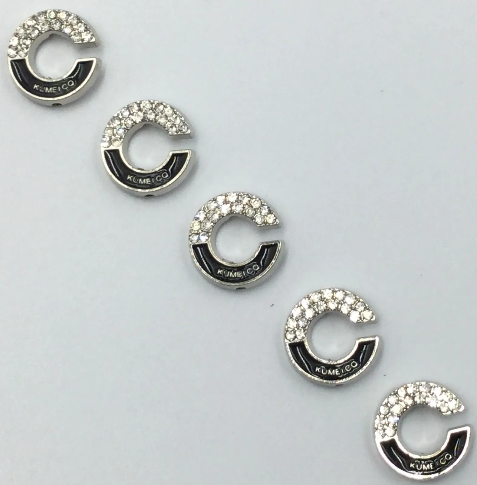 Black & Silver Circular Shiny Badge
