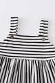 Black and White Striped Dress