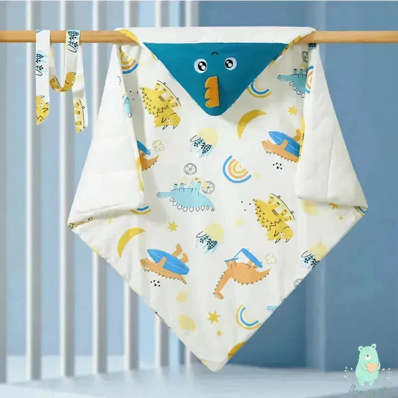 Cartoon Print Baby Swaddler Blanket