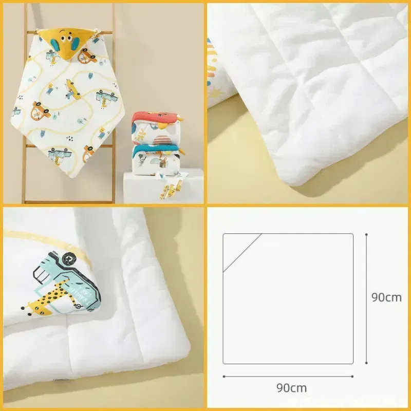 Cartoon Print Baby Swaddler Blanket