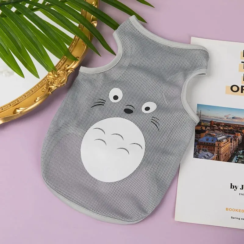 Cartoon Themed Dog Vest : Cute Apparel for Medium and Small Breeds