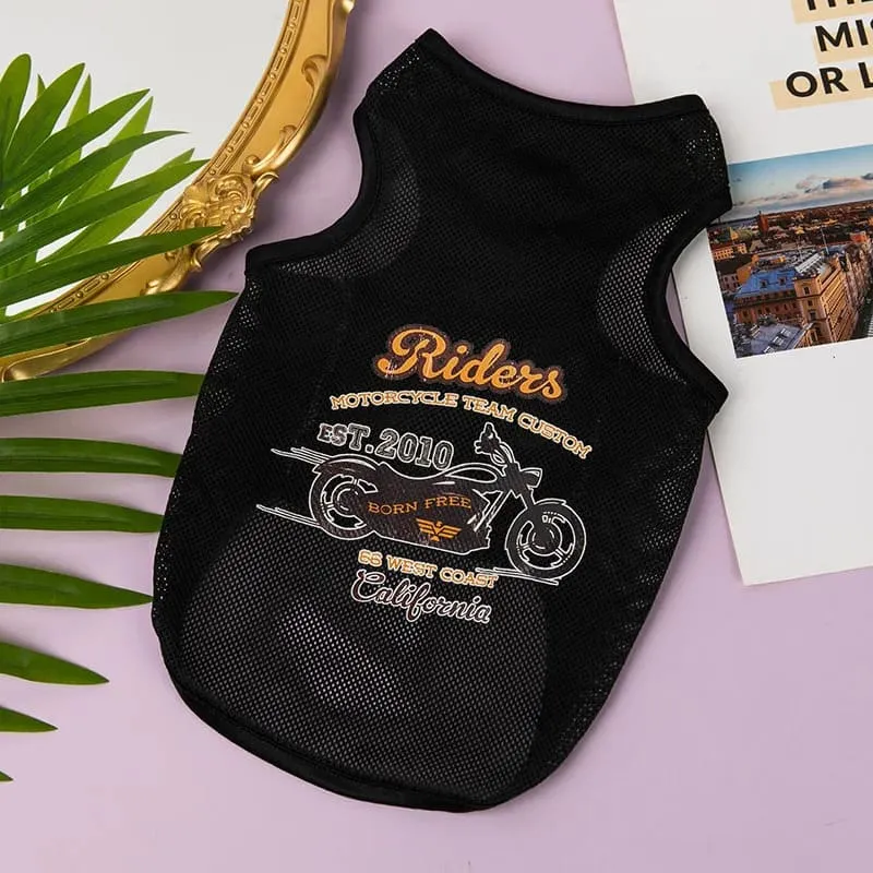 Cartoon Themed Dog Vest : Cute Apparel for Medium and Small Breeds