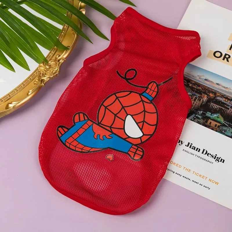 Cartoon Themed Dog Vest : Cute Apparel for Medium and Small Breeds
