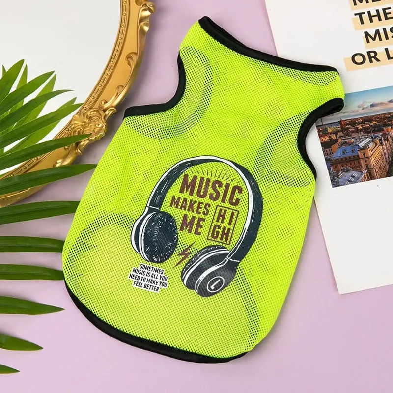Cartoon Themed Dog Vest : Cute Apparel for Medium and Small Breeds