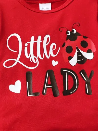 Children's Cartoon Top and Pants Set