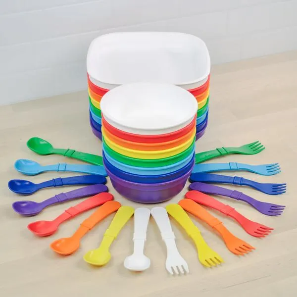 Children's Tableware Mini Rainbow Collection