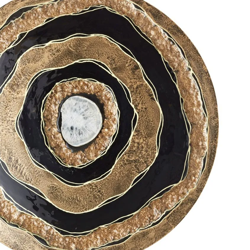 Cyan Design 11324 Skipping Rocks Wall Decor - Gold And Black - Small