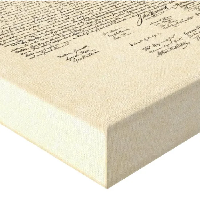Declaration of Independence Canvas Wall Art