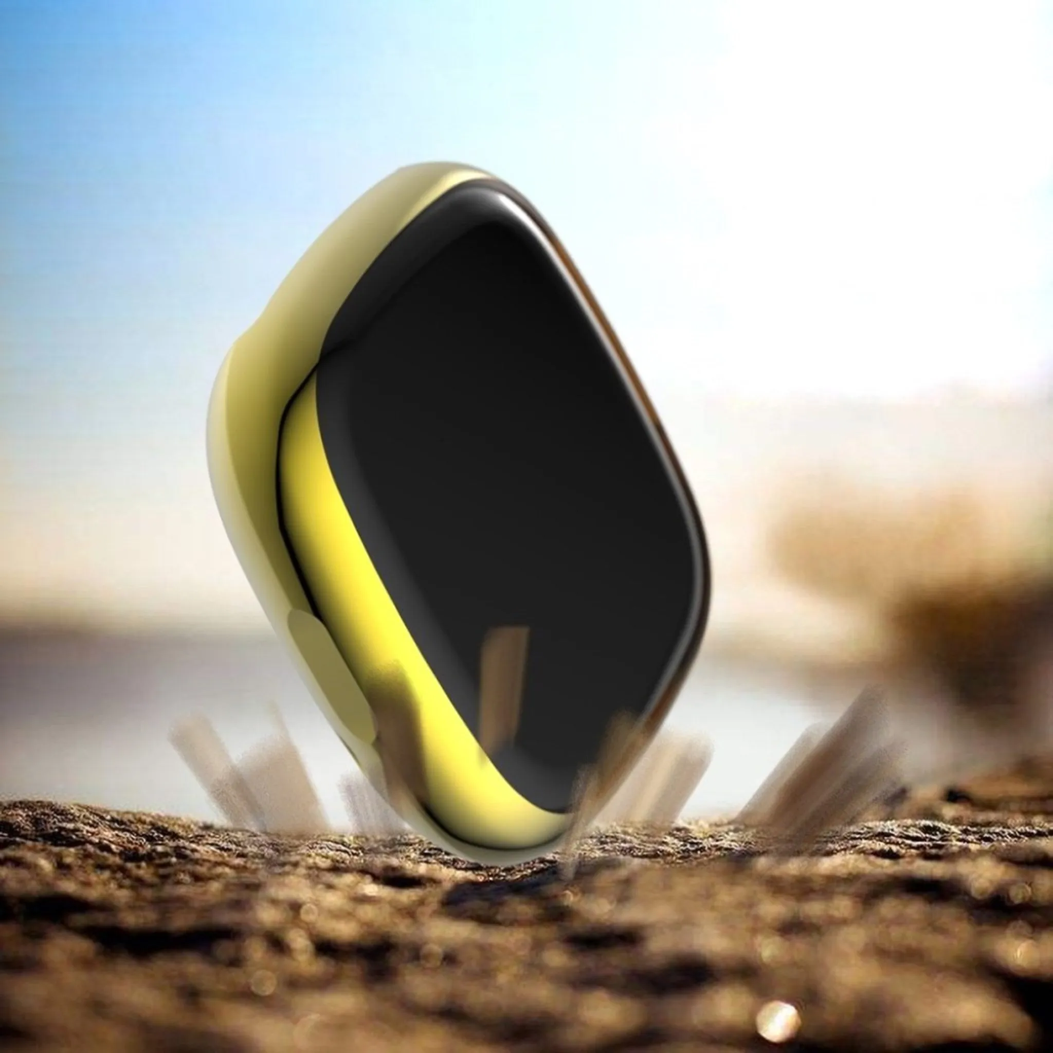 Fitbit Versa 3 / Sense durable simple frame - Gold