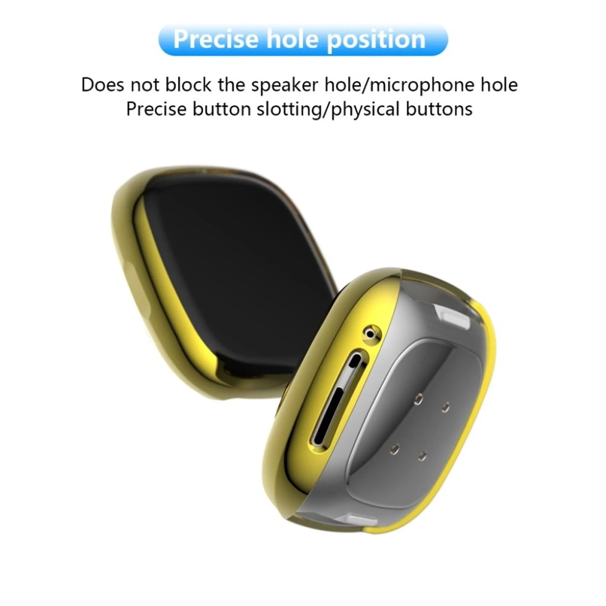 Fitbit Versa 3 / Sense durable simple frame - Gold