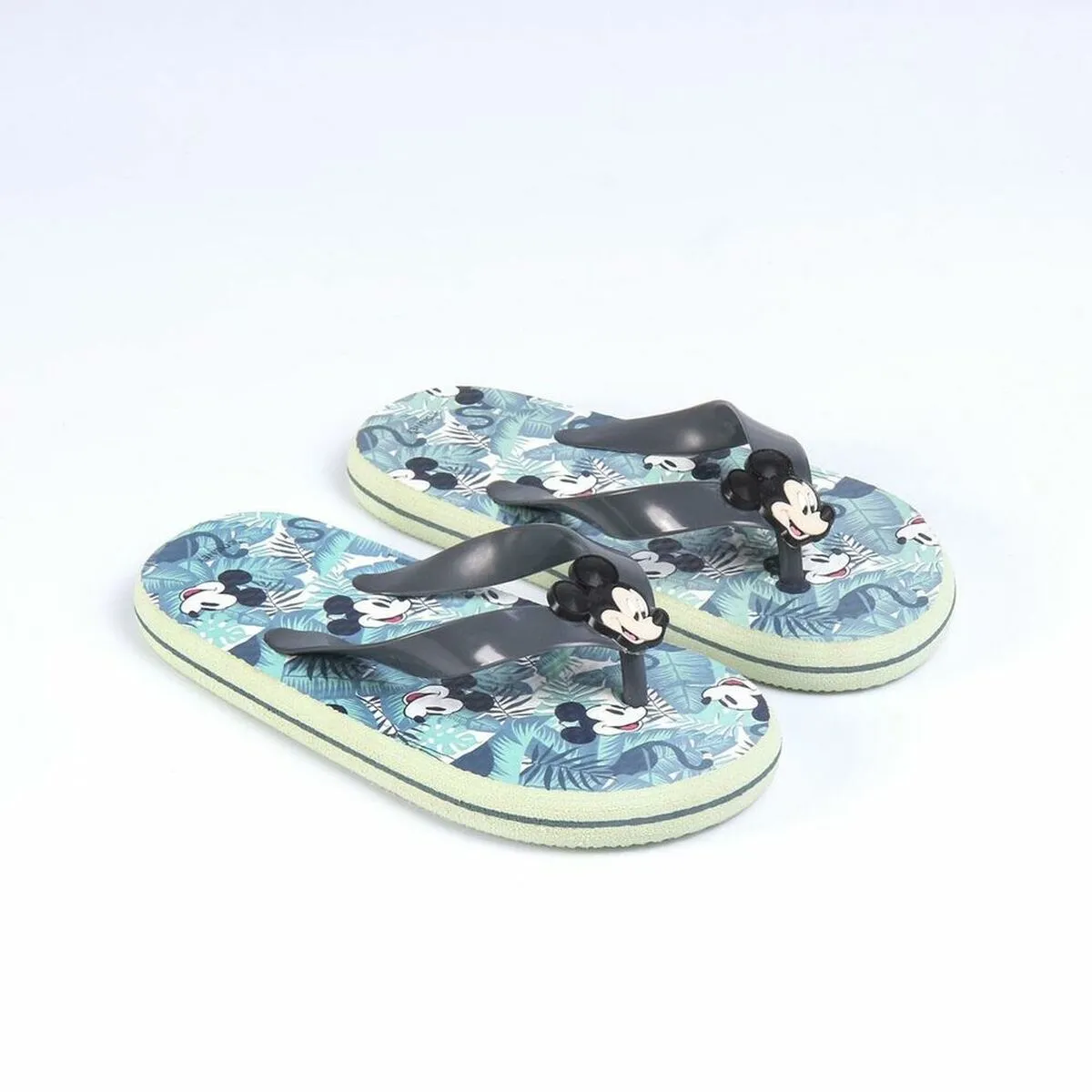 Flip Flops For Children Mickey Mouse Green