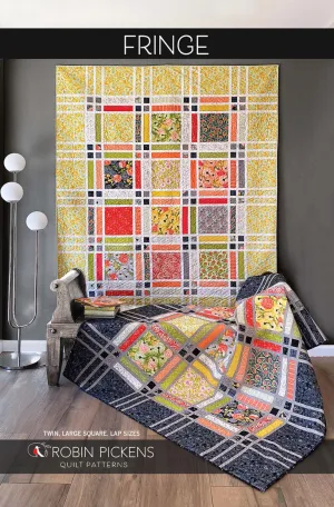 Fringe Quilt Pattern by Robin Pickens (Printed Pattern)