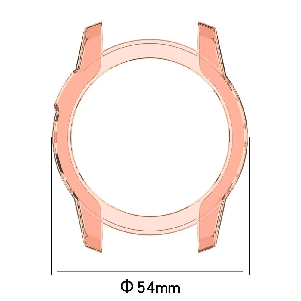 Garmin Fenix 7X / 7X Solar transparent cover - Transparent Pink