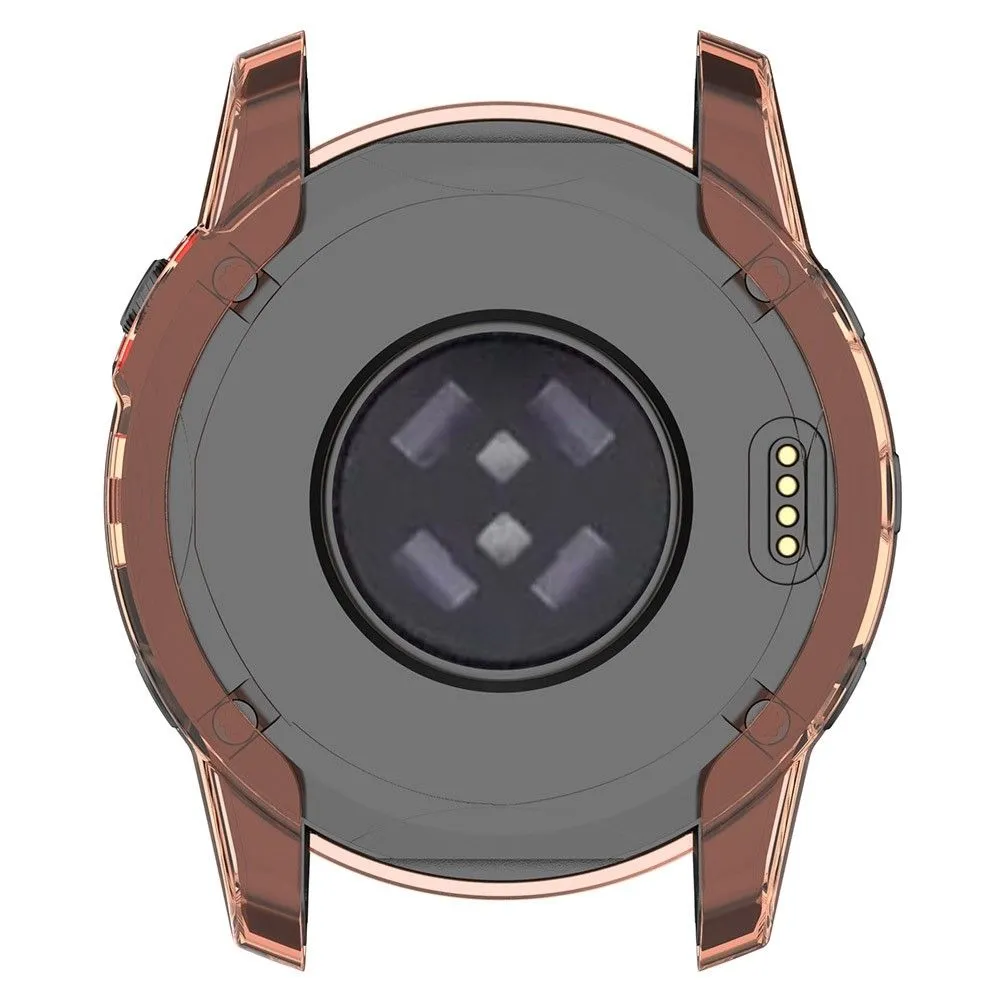 Garmin Fenix 7X / 7X Solar transparent cover - Transparent Pink