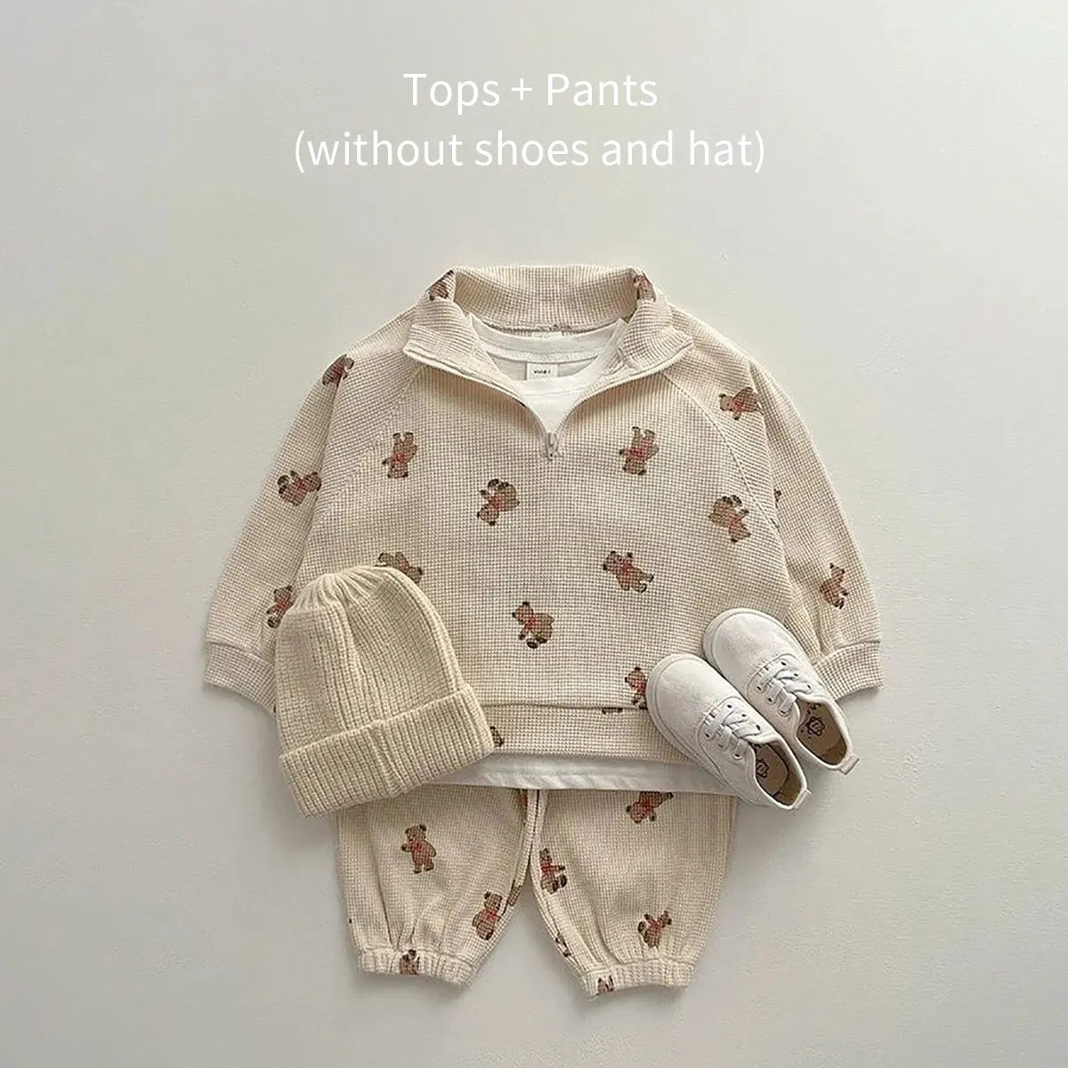 Infant Baby Cartoon Clothing Sets Boys Girls Long Sleeve Sweatshirt   Pants 2pcs