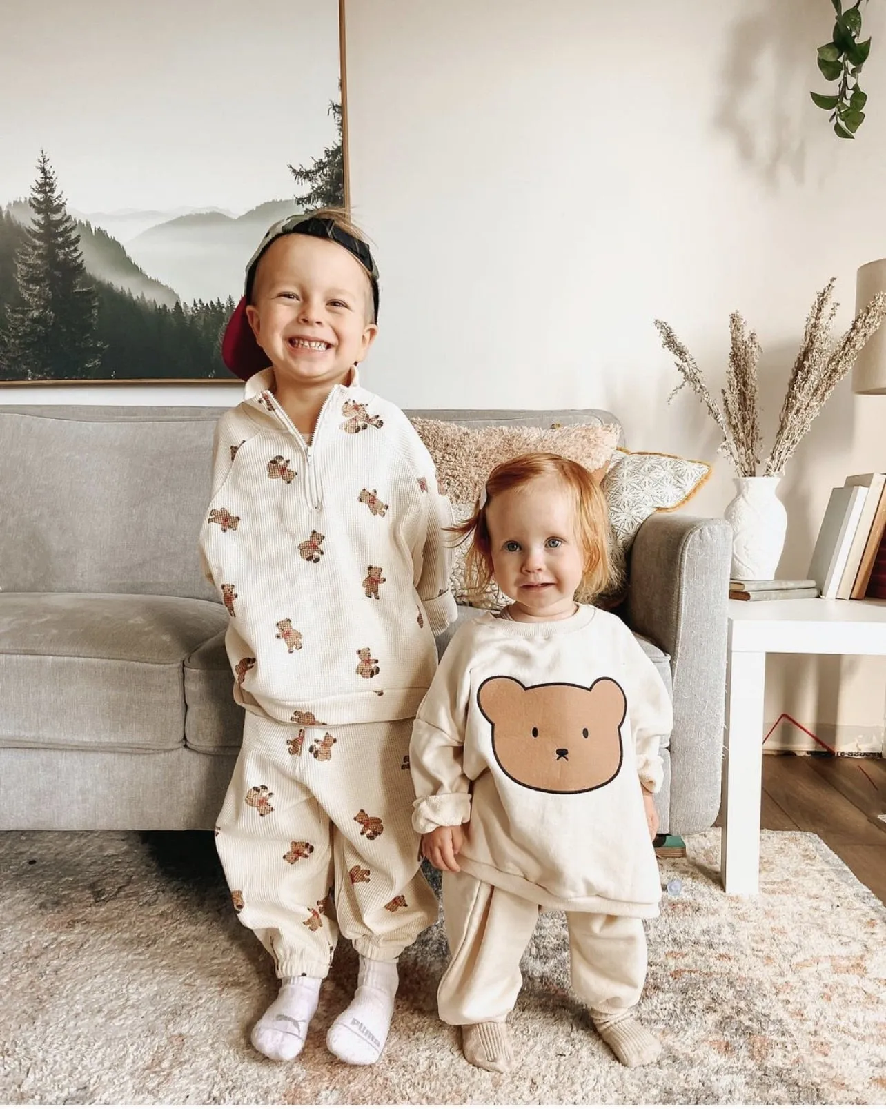 Infant Baby Cartoon Clothing Sets Boys Girls Long Sleeve Sweatshirt   Pants 2pcs