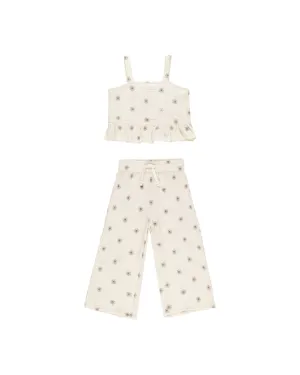 Kayli Set, Blue Daisies