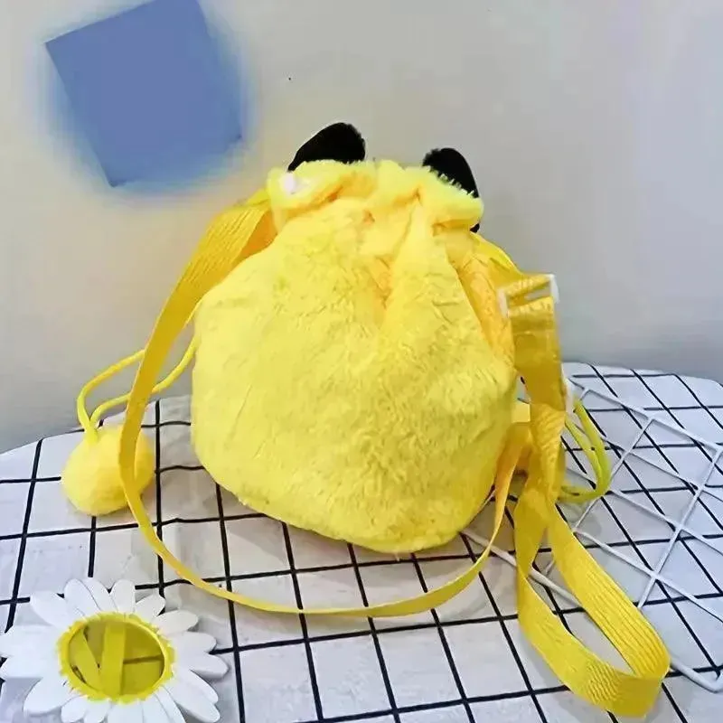 Kuromi & Pikachu 3D Cartoon Crossbody Plush Bag