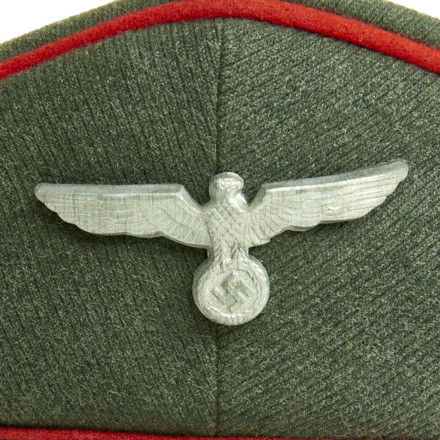 Original German WWII Army Heer Artillery Officers Visor Cap - Excellent Condition