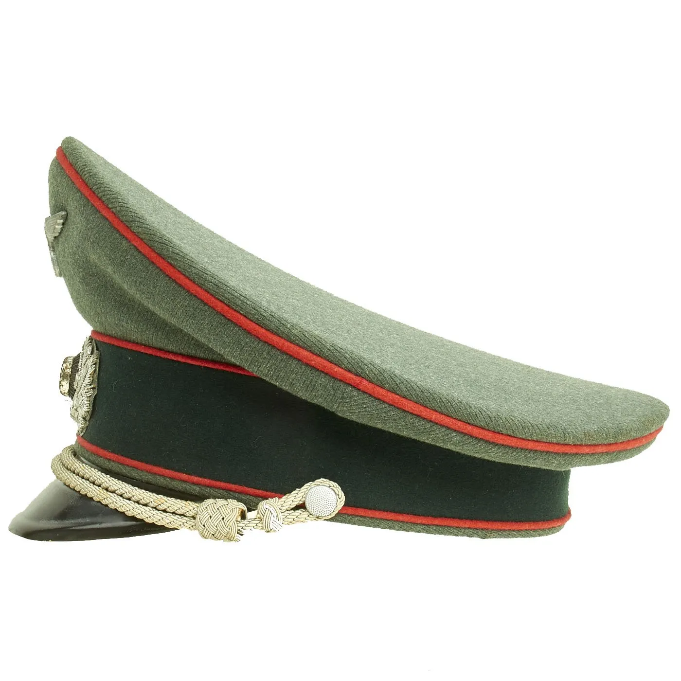 Original German WWII Army Heer Artillery Officers Visor Cap - Excellent Condition