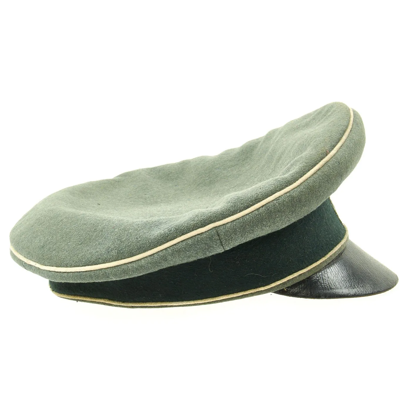 Original German WWII Army Heer EM/NCO Infantry Visor Crush Cap by H. Wiemeyer - Size 58