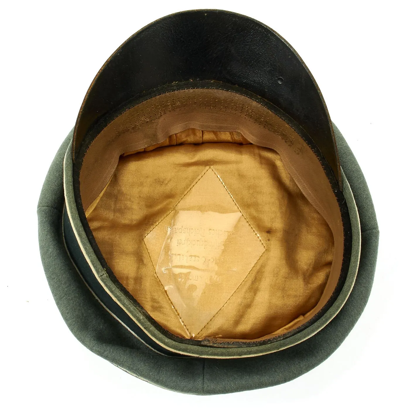 Original German WWII Army Heer EM/NCO Infantry Visor Crush Cap by H. Wiemeyer - Size 58