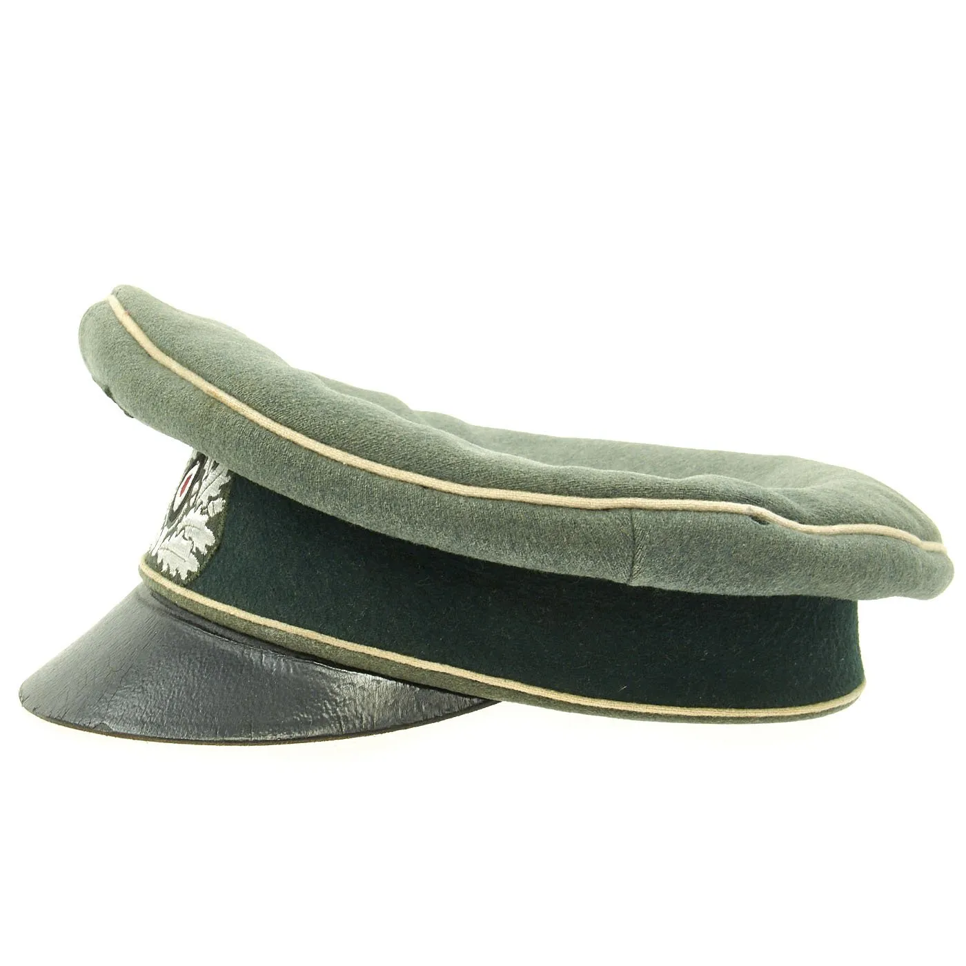 Original German WWII Army Heer EM/NCO Infantry Visor Crush Cap by H. Wiemeyer - Size 58
