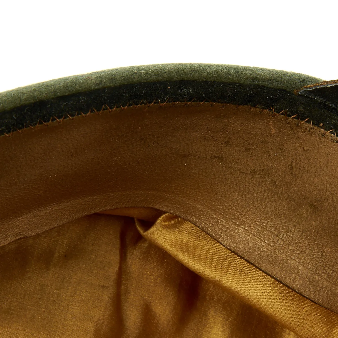 Original German WWII Army Heer EM/NCO Infantry Visor Crush Cap by H. Wiemeyer - Size 58