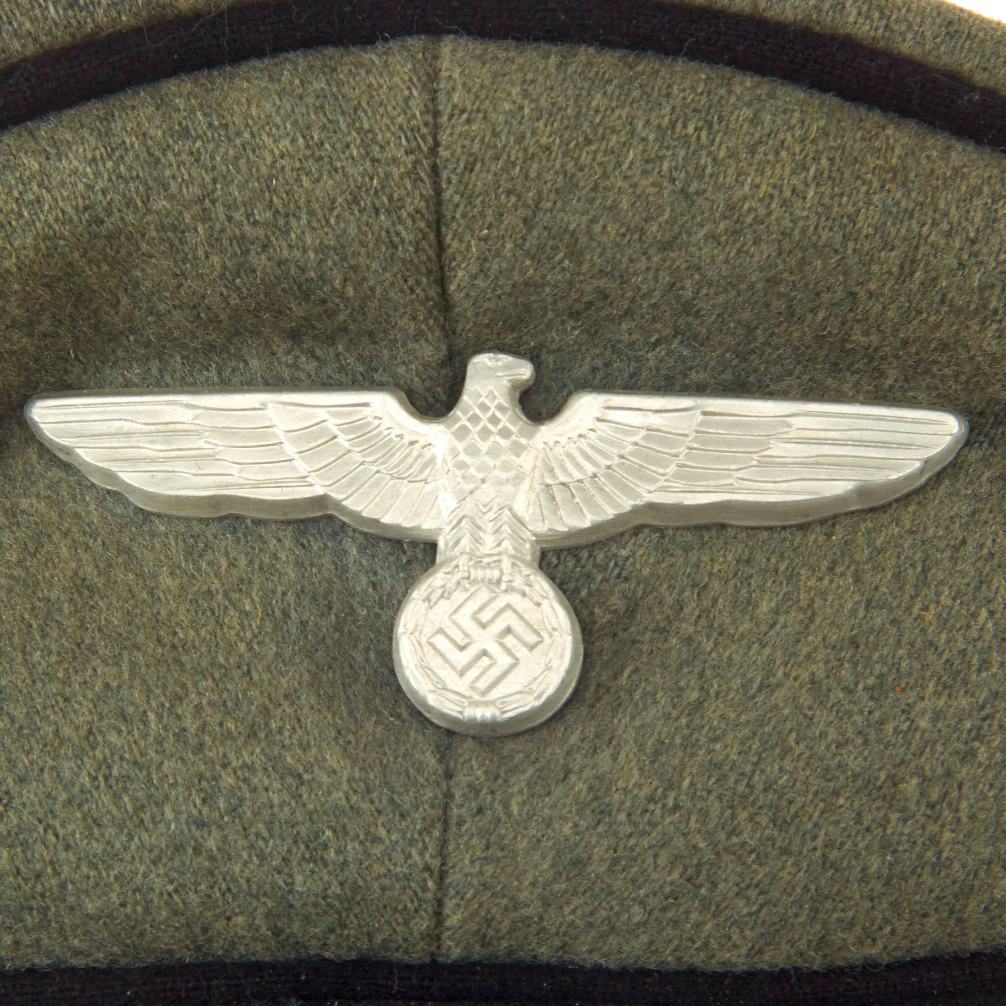 Original German WWII Army Heer Pioneer Officer Schirmmütze Visor Cap - 58cm