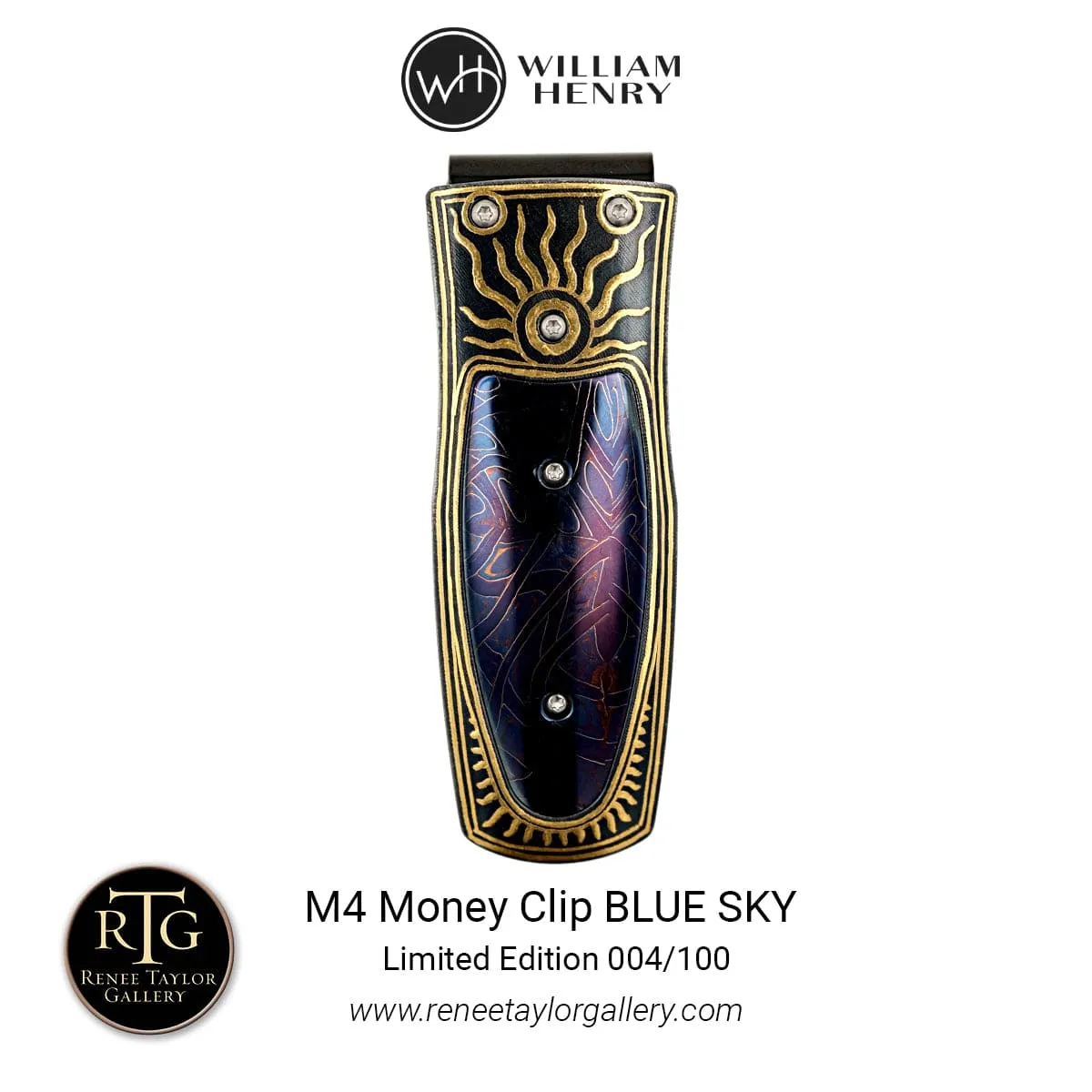 Pharaoh Blue Sky Limited Edition Money Clip - M4 BLUE SKY