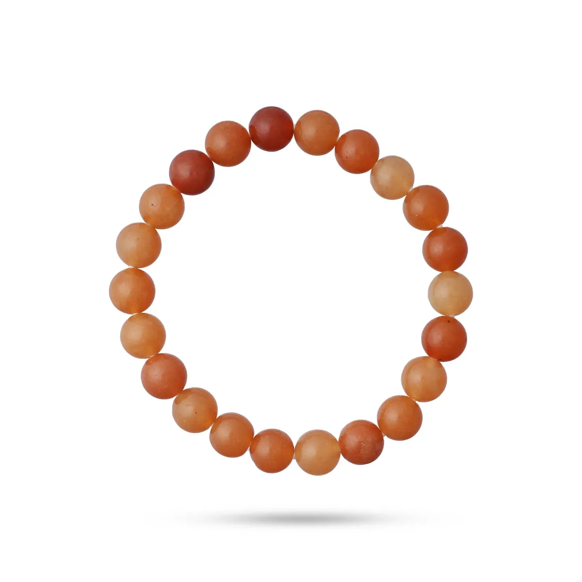 Red Aventurine Bracelet - 2.5 Inches | Red Aventurine Gemstone Bracelet/ Crystal Jewellery for Men & Women