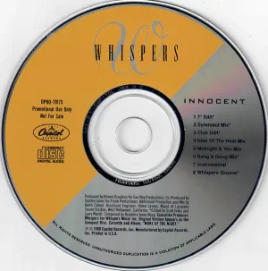The Whispers - Innocent (CD, Single, Promo) (NM or M-)