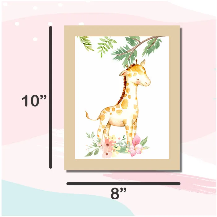 Wild Animal Frames Wall Art (Set of 4)