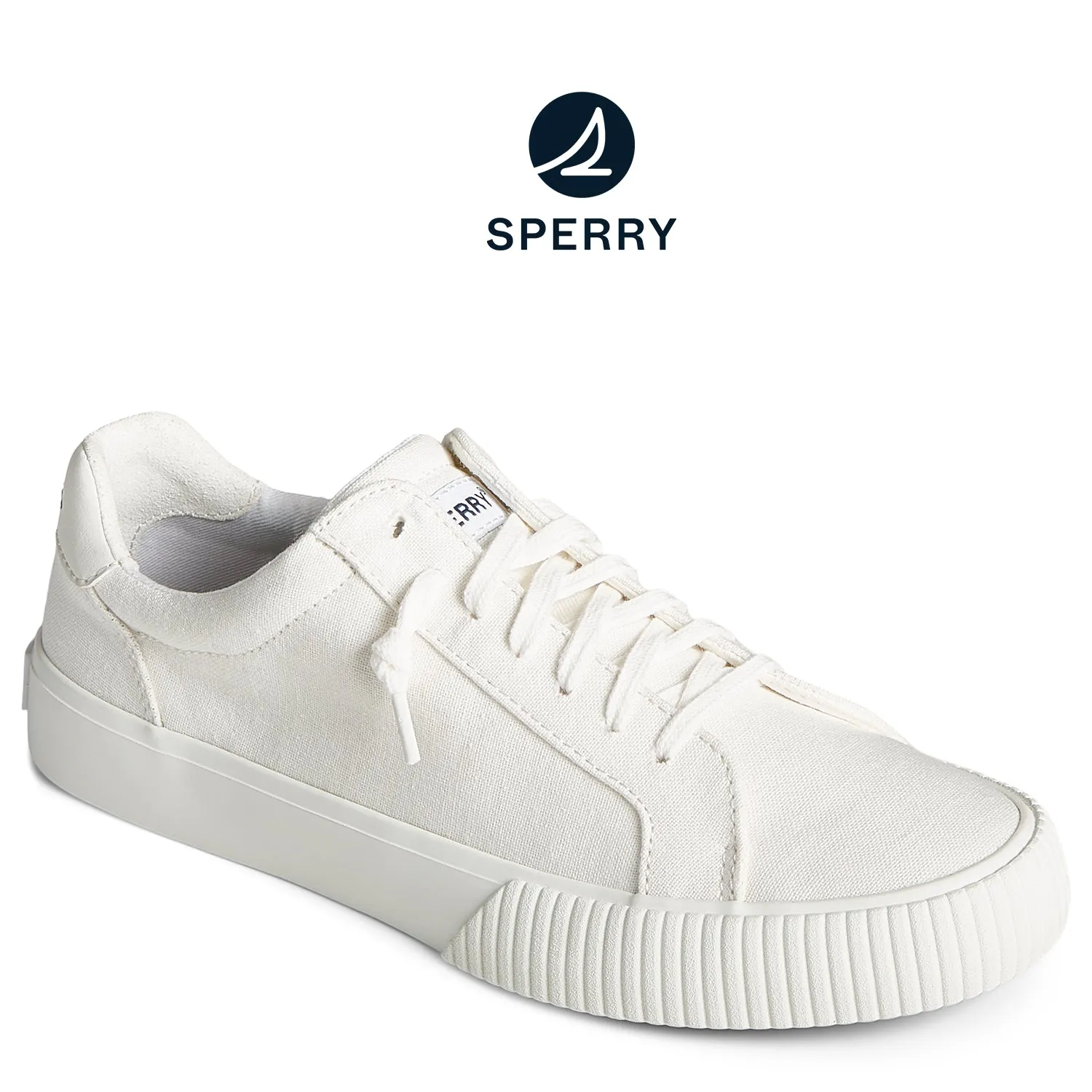 Women's Bermuda SeaCycled™ Canvas Sneaker White (STS89226)