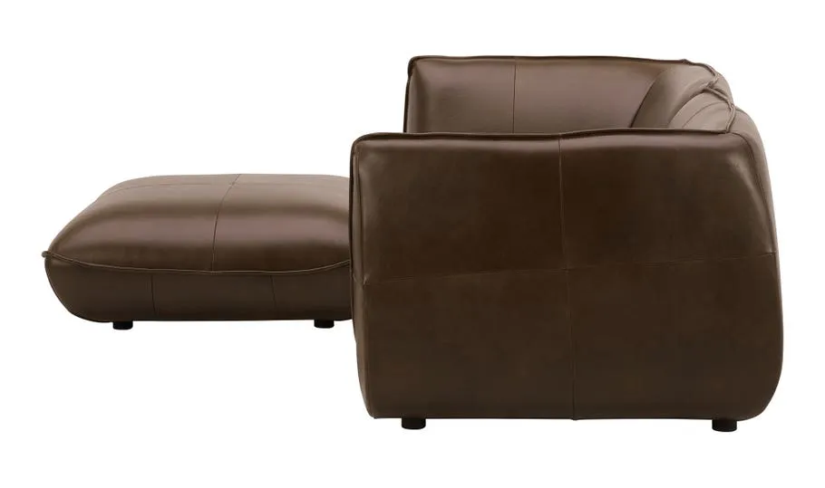 Zeppelin Modular Sectional | Toasted Hickory Leather
