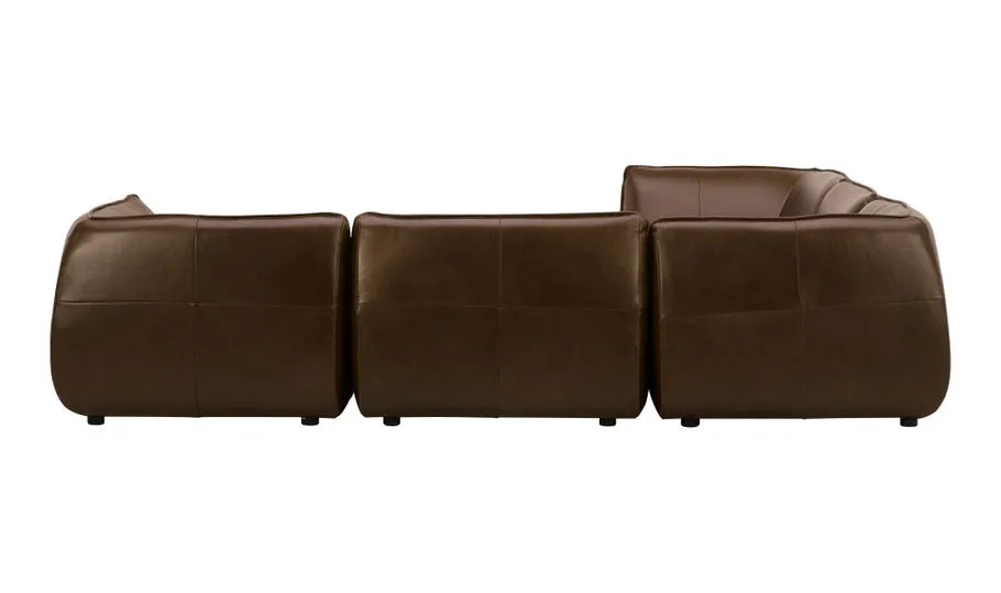 Zeppelin Modular Sectional | Toasted Hickory Leather