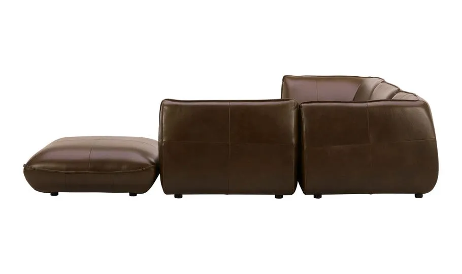 Zeppelin Modular Sectional | Toasted Hickory Leather