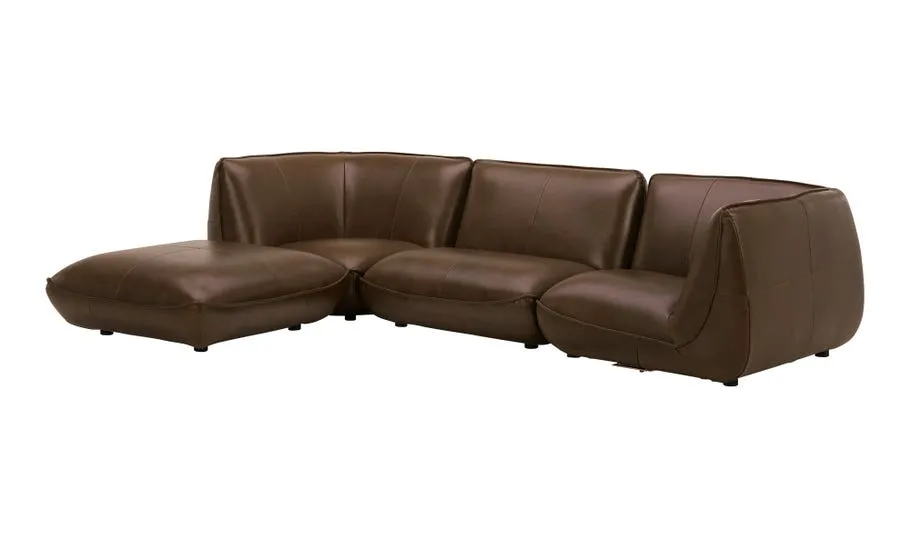 Zeppelin Modular Sectional | Toasted Hickory Leather