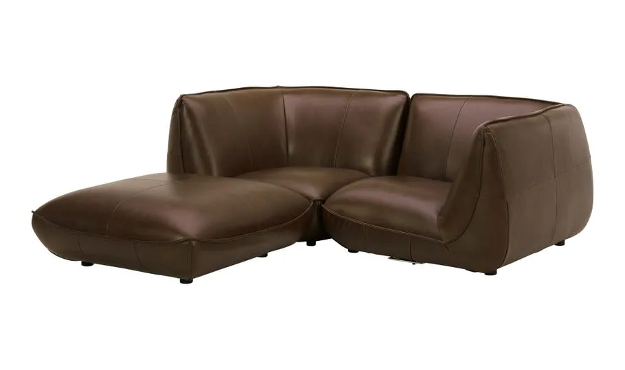 Zeppelin Modular Sectional | Toasted Hickory Leather