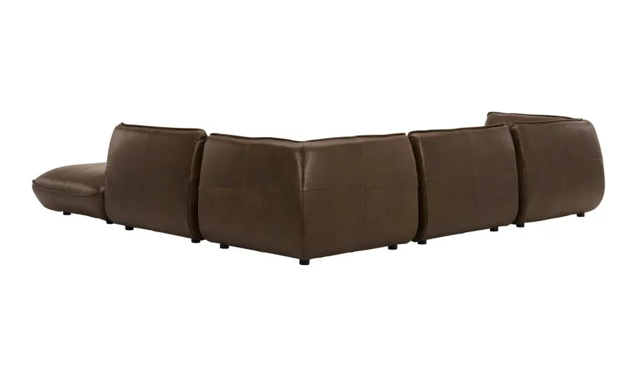 Zeppelin Modular Sectional | Toasted Hickory Leather
