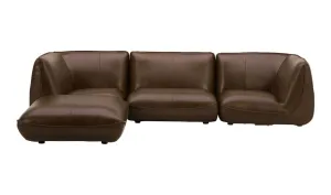 Zeppelin Modular Sectional | Toasted Hickory Leather